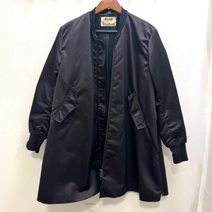 Acne Studios Black Bomber Jacket Sz 38